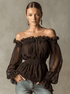 The Corinne Chiffon Blouse