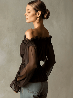 The Corinne Chiffon Blouse