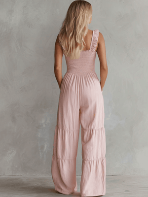 The Émeraude Cotton Linen Jumpsuit