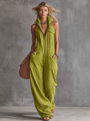 The Félicissime Cotton Linen Jumpsuit