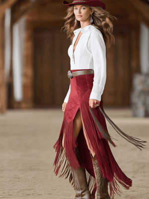 The Frodine Suede Skirt
