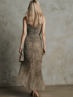 The Florisse Chiffon Midi Dress