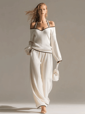The Liliane Halterneck Knit Set