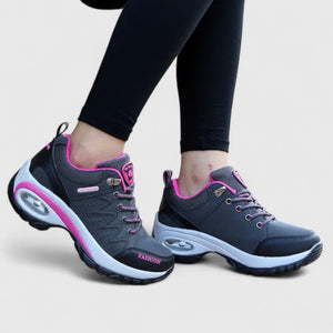 Water-Repellent Lace-Up Sneakers