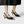 Pearl-Strap Block Heel Pumps