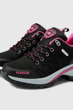 Water-Repellent Lace-Up Sneakers