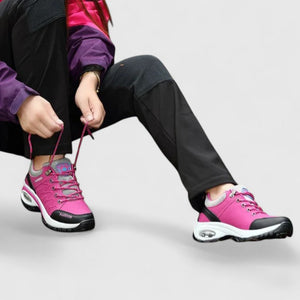 Water-Repellent Lace-Up Sneakers