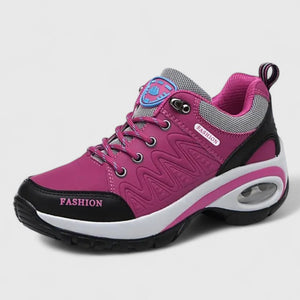 Water-Repellent Lace-Up Sneakers