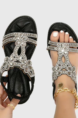 Embellished Back-Strap Sandals