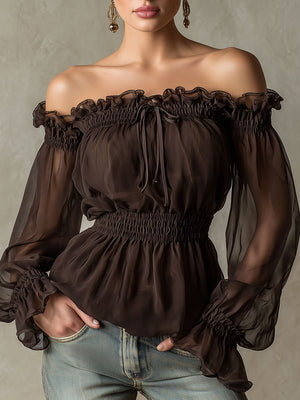 The Corinne Chiffon Blouse