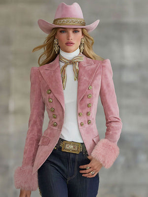 The Isaure Suede Blazer