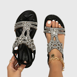 Embellished Back-Strap Sandals