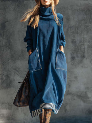 The Wilhelmine Corduroy Midi Dress
