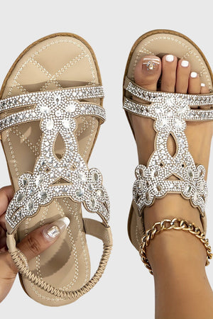 Embellished Back-Strap Sandals