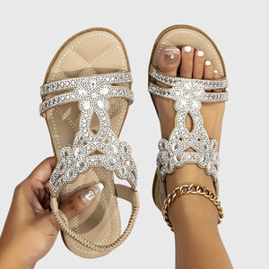 Embellished Back-Strap Sandals