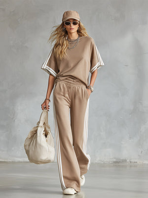 The Francine Striped Cotton Set