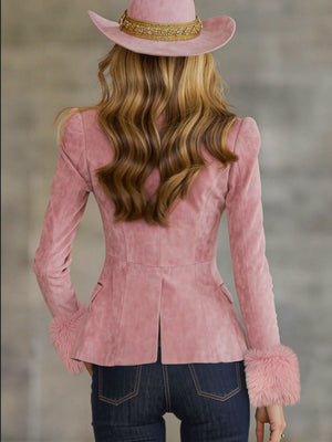 The Isaure Suede Blazer