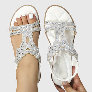 Embellished Back-Strap Sandals