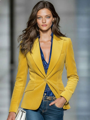 The Maximilienne Corduroy Blazer