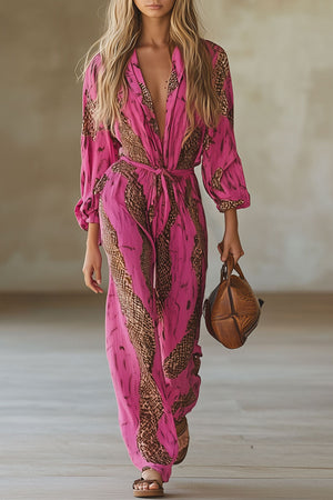 The Jehannette Chiffon Jumpsuit