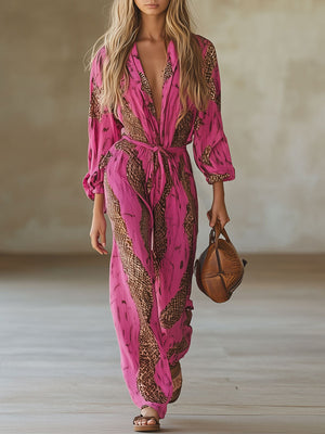 The Jehannette Chiffon Jumpsuit