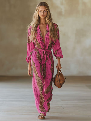 The Jehannette Chiffon Jumpsuit