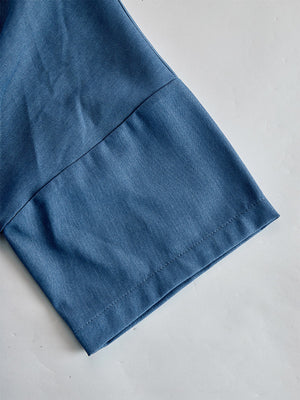 The Fanélie Denim Maxi Dress