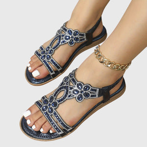 Embellished Back-Strap Sandals