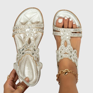 Embellished Back-Strap Sandals