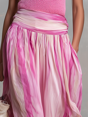 The Avelyne Chiffon Midi Dress