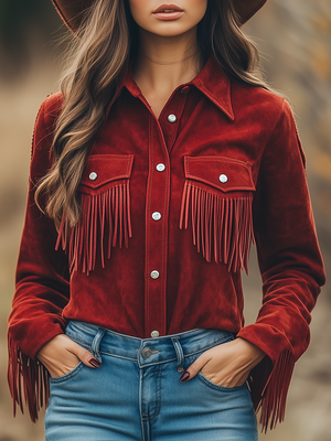 The Édmée Suede Shirt