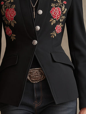 The Éliane Wool Blazer
