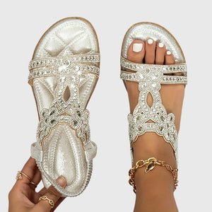 Embellished Back-Strap Sandals