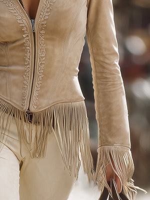 The Lilas Suede Jacket