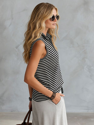 The Sienne Striped Cotton Set