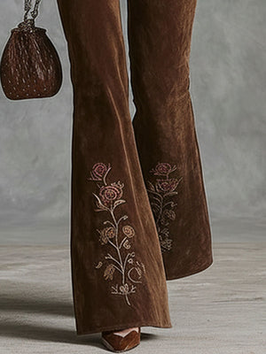The Hermeline Suede Trousers