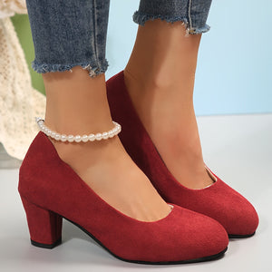 Everyday Block Heel Pumps