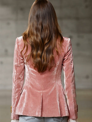 The Lydie Velvet Blazer