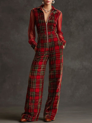 The Hélouise Velvet Jumpsuit