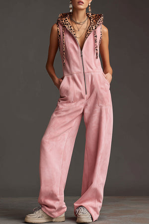 The Gisèle-Marie Suede Jumpsuit