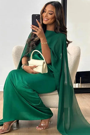 Cape Maxi Dress