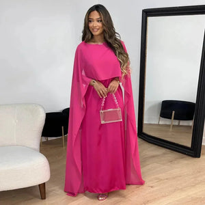 Cape Maxi Dress