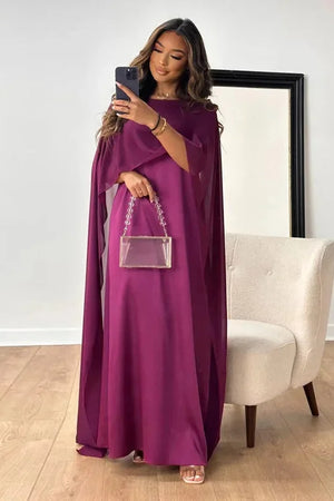 Cape Maxi Dress