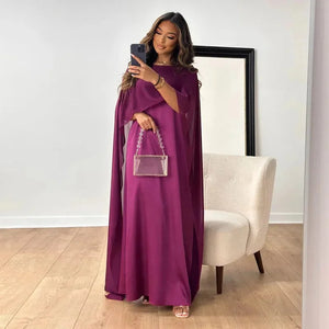 Cape Maxi Dress