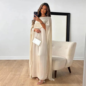 Cape Maxi Dress