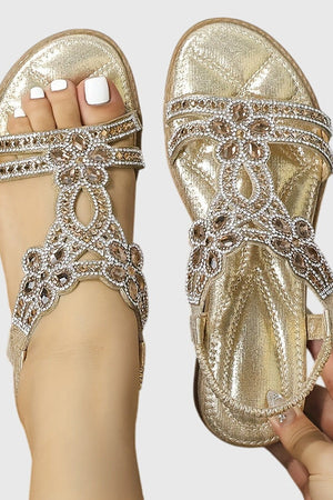Embellished Back-Strap Sandals