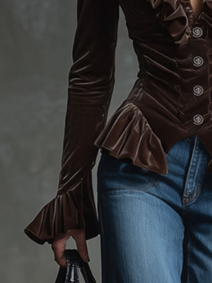 The Iris Velvet Shirt