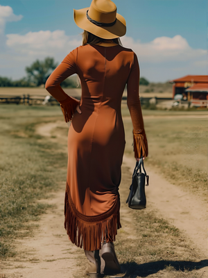 The Alphonsie Cotton Linen Midi Dress