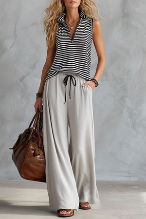 The Sienne Striped Cotton Set
