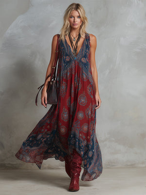 The Anastasie Chiffon Maxi Dress
